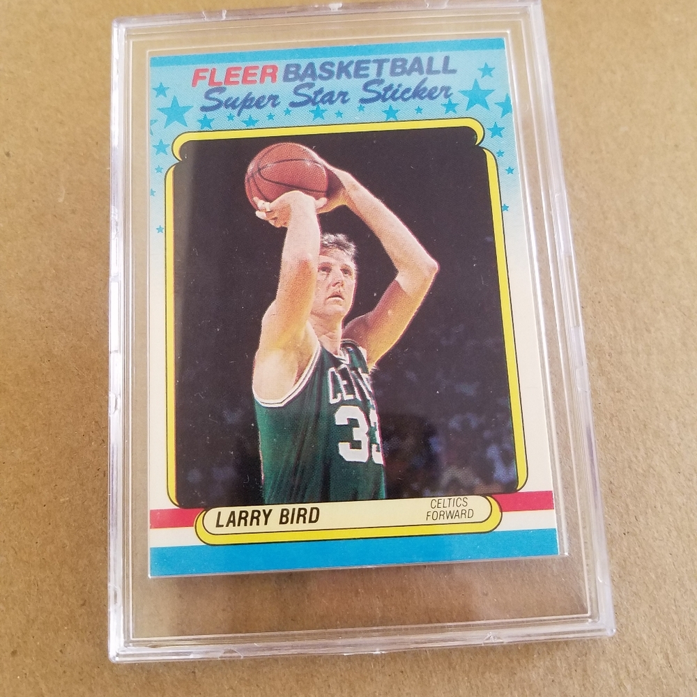 Vintage Fleer Larry Bird Basketball Card